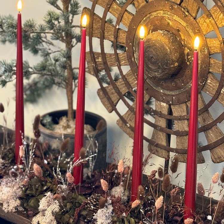 Adventspaket med kyrkstakar - 4 färger 4 DeluxeHomeartShop Sverige