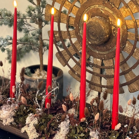 Adventspaket med kyrkstakar - 4 färger 3 DeluxeHomeartShop Sverige